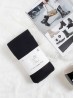Comfortable Stretchy Full-length Footed Ribbed Tights (One Size & Plus Size)